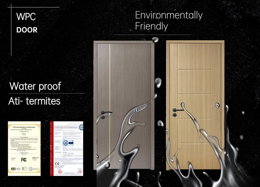 Waterproof Door and Interior Apartment Safety WPC Door