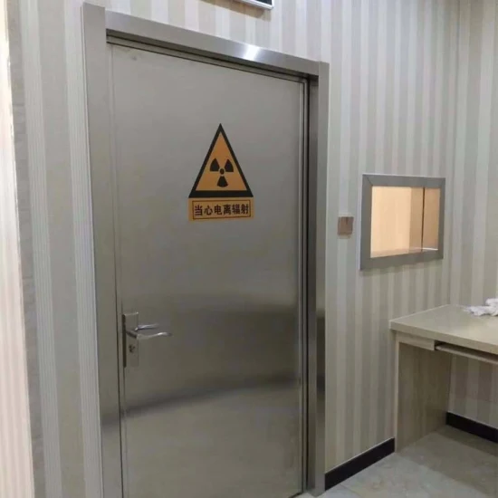 Puerta de plomo a prueba de radiación/Las puertas de plomo pueden detectar radiografías de hospitales