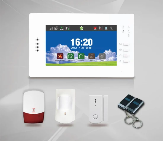 Intrusión antirrobo con cable inalámbrico Smart Burglar PSTN WiFi GSM Sistema de alarma para seguridad en el hogar (ES-X6)