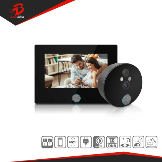 Banovision Support Tuya APP Interphone Visual Door Bell 4.3/ 7 pulgadas Smart Video Doorbell Sistema de intercomunicación Sistema de seguridad inteligente