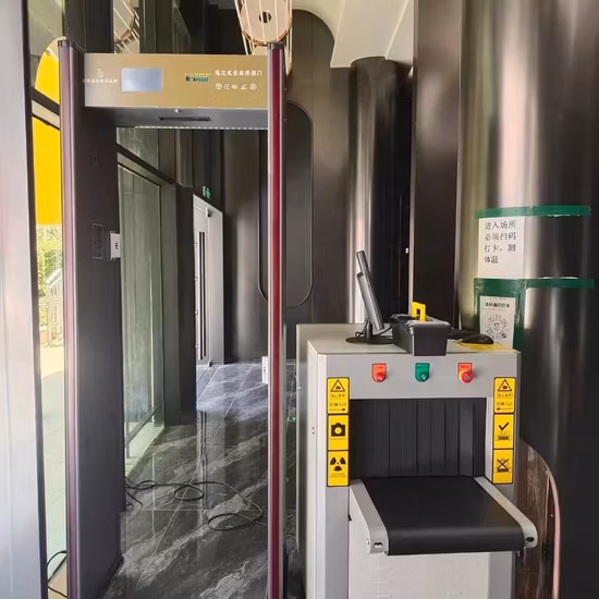 Máquina de escáner de detección de equipaje de inspección de bolsos de rayos X de seguridad 6040